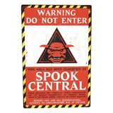 Ghostbusters Metallschild Spook Central