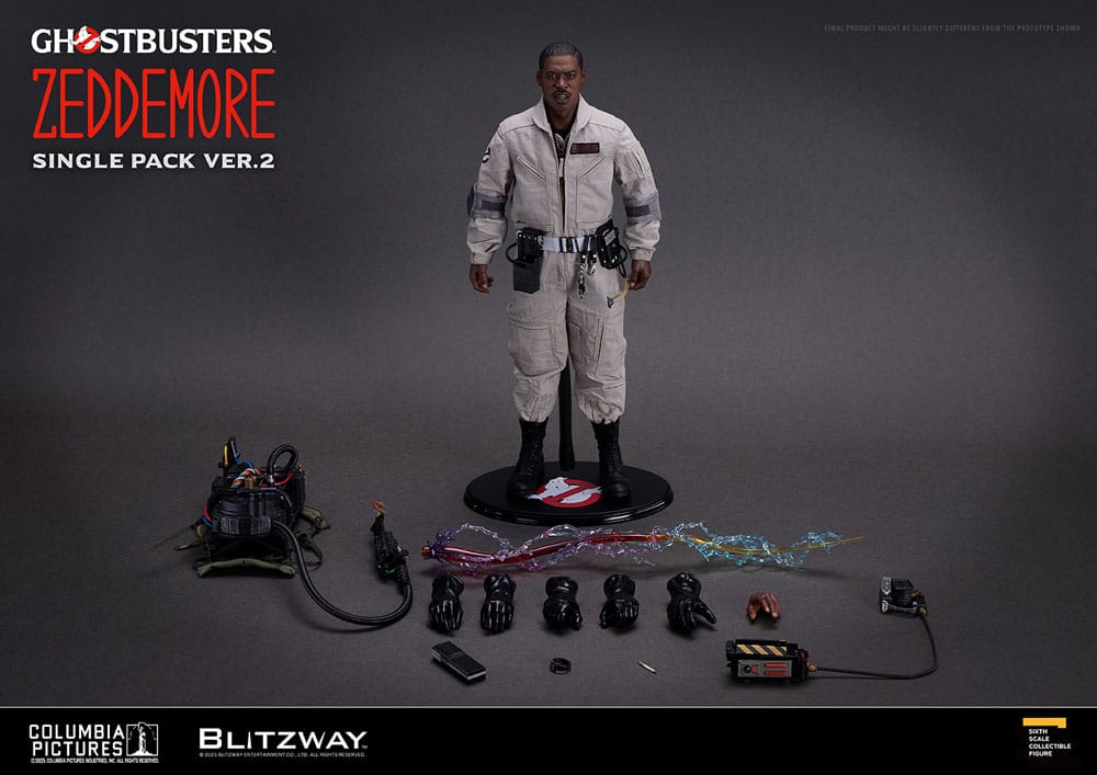 Ghostbusters Premium UMS Actionfigur 1/6 Winston Zeddemore Ver. 2 31 cm - Smalltinytoystore