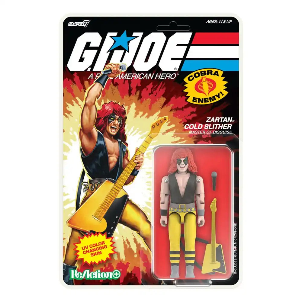GI Joe ReAction+ Actionfigur Wave 3 Zartan Cold Slither (Cartoon) 10 cm - Smalltinytoystore