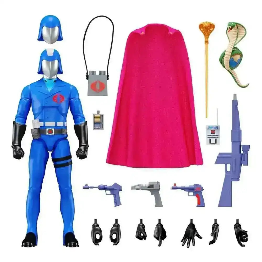 GI Joe Ultimates Cobra Commander 18 cm - Smalltinytoystore