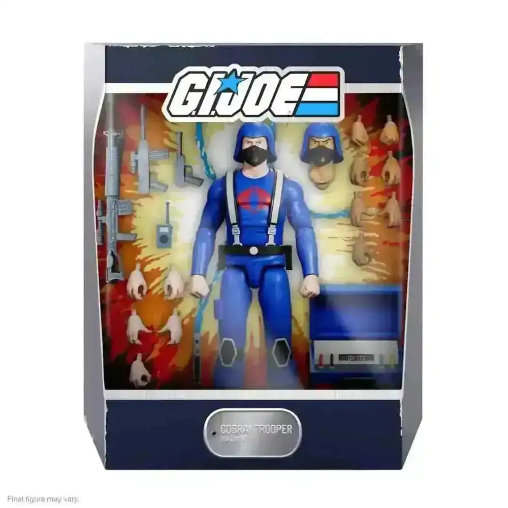 GI Joe Ultimates Cobra Trooper Actionfigur 18 cm im Blister, Zubehör, Smalltinytoystore