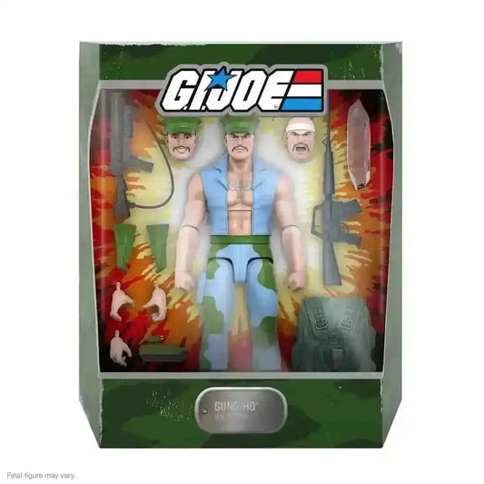 GI Joe Ultimates Gung-Ho Actionfigur 18 cm im Fensterbox, Zubehör, Smalltinytoystore