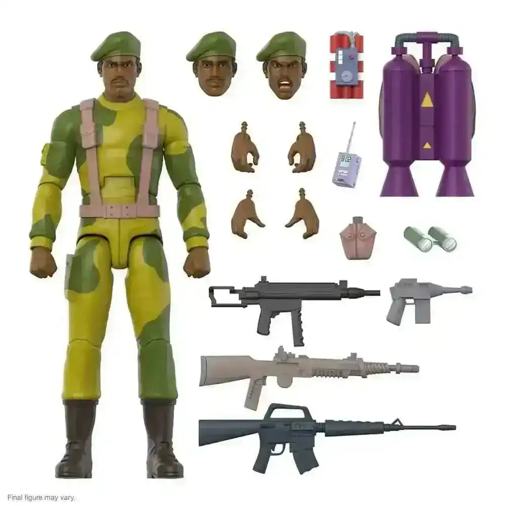 GI Joe Ultimates Stalker 18 cm Actionfigur mit Zubehör, Sammlerfigur bei Smalltinytoystore