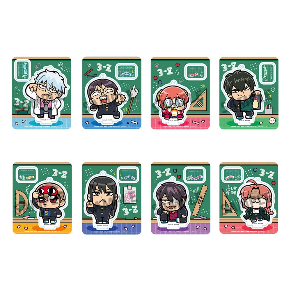 Gintama Acryl Figuren 3-Z Ginpachi Sensei x Okawabukubu the Youth 6 cm Display (8) - Smalltinytoystore