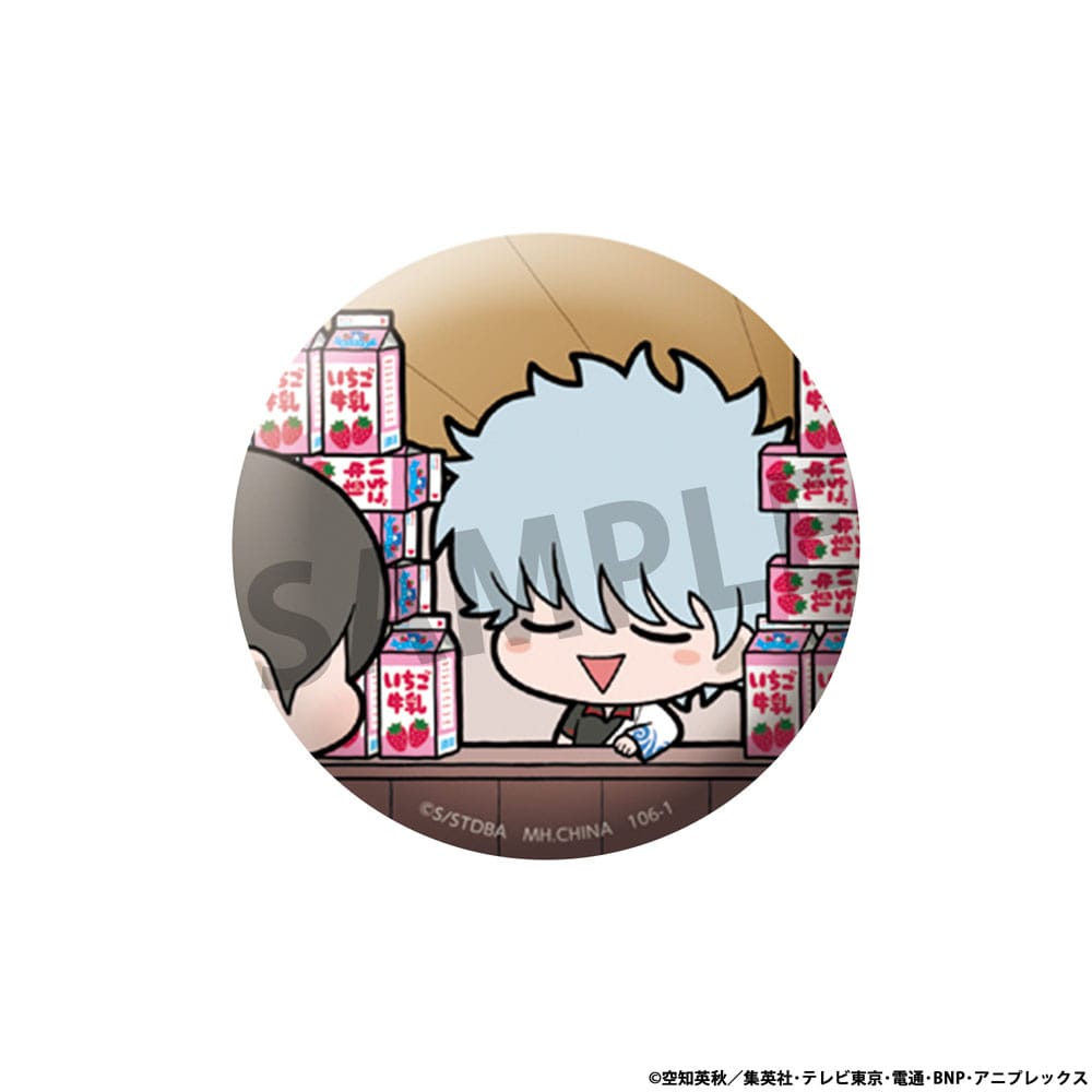 Gintama Metall Ansteck-Buttons Famous Scene Ver. 5 cm Sortiment (16) - Smalltinytoystore