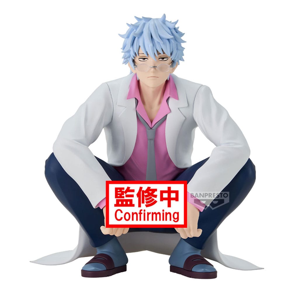 Gintama - Mr. Ginpachi's Zany Class Desk Figure PVC Statue Ginpachi Sakata 13 cm - Smalltinytoystore