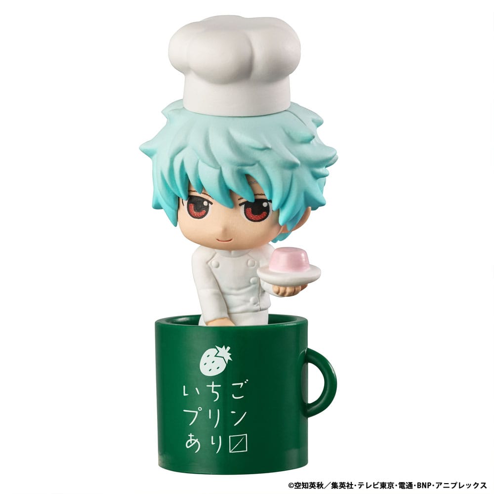 Gintama Ochatomo Series Sammelfiguren 5 cm Yorozuya Cafe Sortiment (8) - Smalltinytoystore