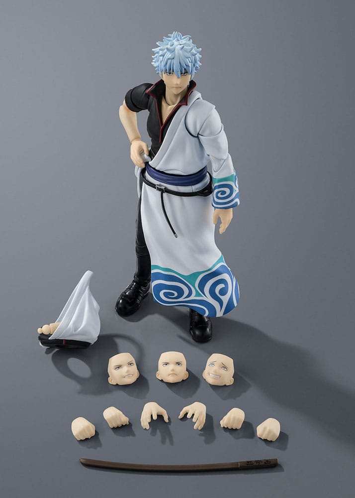 Gintama S.H.Figuarts Actionfigur Sakata Gintoki 15 cm - Smalltinytoystore