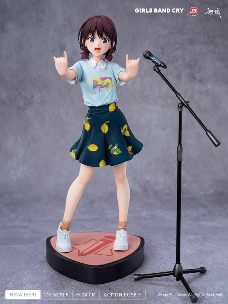 Girls Band Cry Natsu wo Mankitsu shite Sakebe Series No. 1 PVC Statue 1/7 Nina Iseri 24 cm - Smalltinytoystore