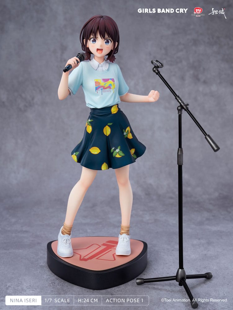 Girls Band Cry Natsu wo Mankitsu shite Sakebe Series No. 1 PVC Statue 1/7 Nina Iseri 24 cm - Smalltinytoystore