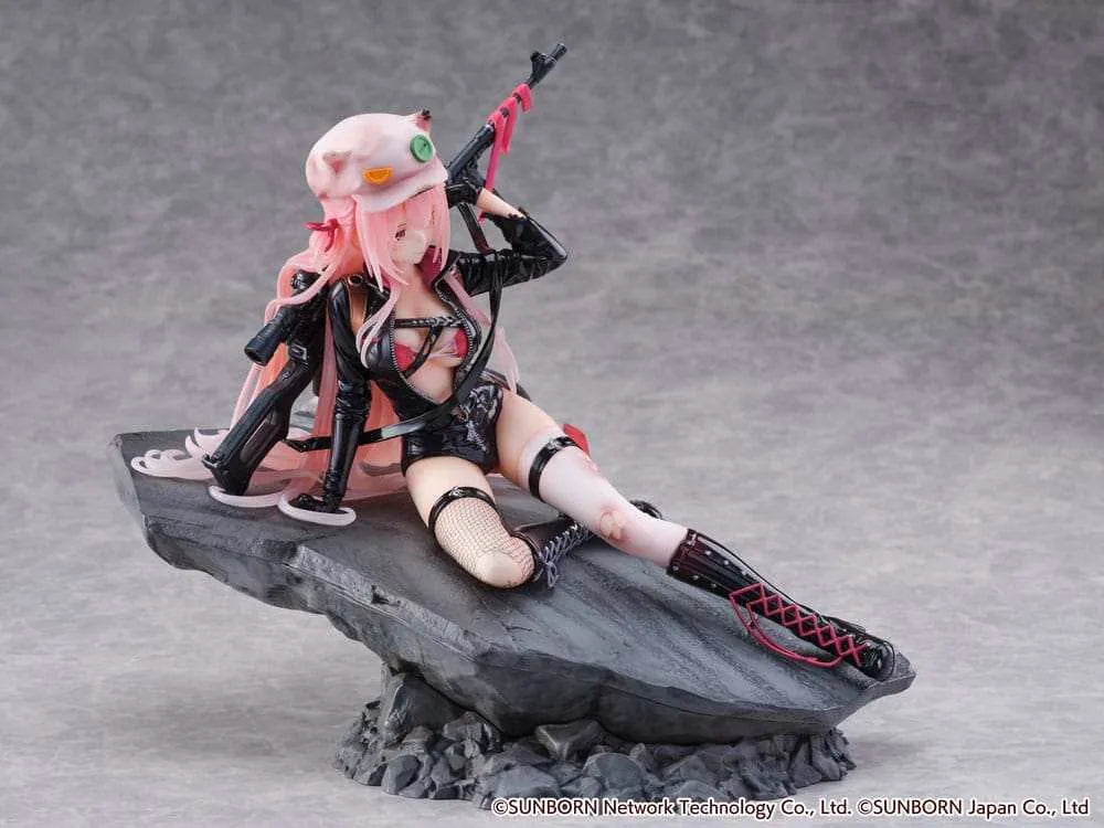 Girls' Frontline SHIBUYA SCRAMBLE FIGURE PVC Statue 1/7 UKM-2000 Gale Lightning -Wounded Ver.- 20 cm - Smalltinytoystore
