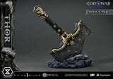 God of War: Ragnarök Real Elite Masterline Series Statue 1/3 Thor Deluxe Bonus Version 105 cm - Smalltinytoystore