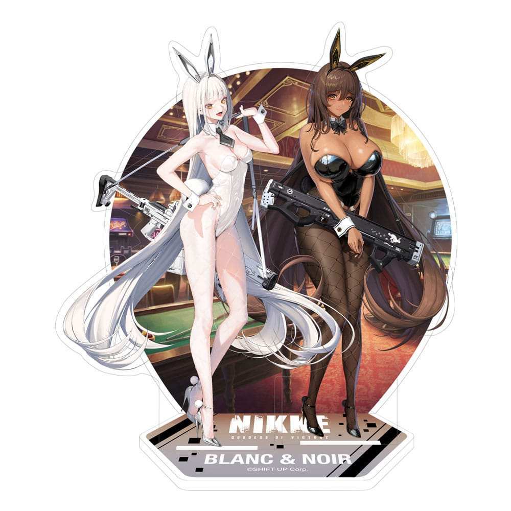 Goddess of Victory: Nikke Acryl Diorama Blanc & Noir 18 cm - Smalltinytoystore
