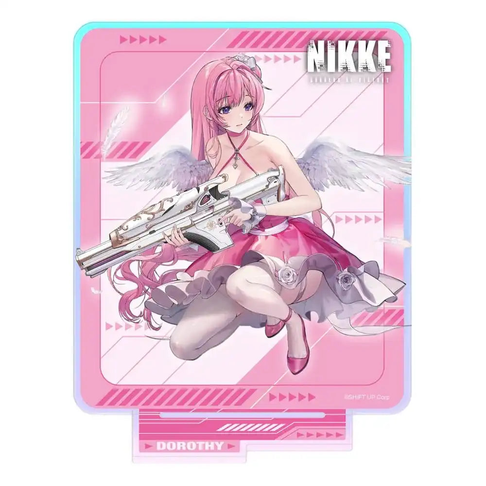 Goddess of Victory: Nikke Crouching Series Acryl Stand Dorothy Holographic 14 cm - Smalltinytoystore