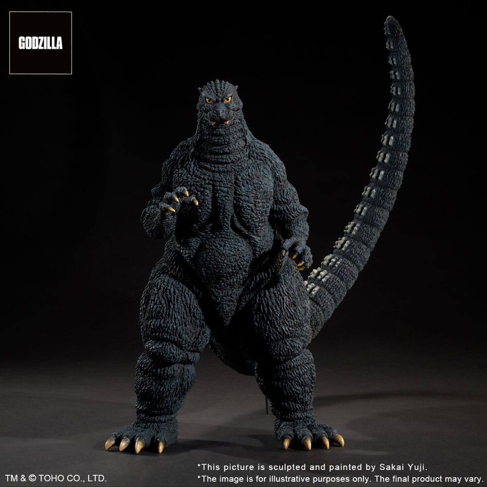 Godzilla 1993 TOHO Yuji Sakai Modeling Collection PVC Statue Godzilla Gallant Figure in the Suzuka Mountains 35 cm - Smalltinytoystore