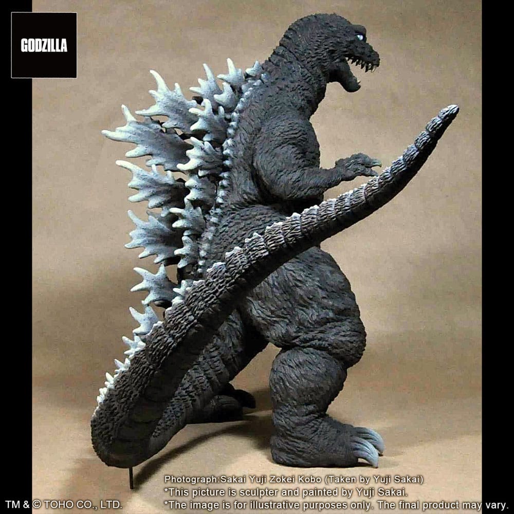 Godzilla 2001 TOHO Yuji Sakai Modeling Collection PVC Statue Godzilla Battle in the Storm 28 cm - Smalltinytoystore
