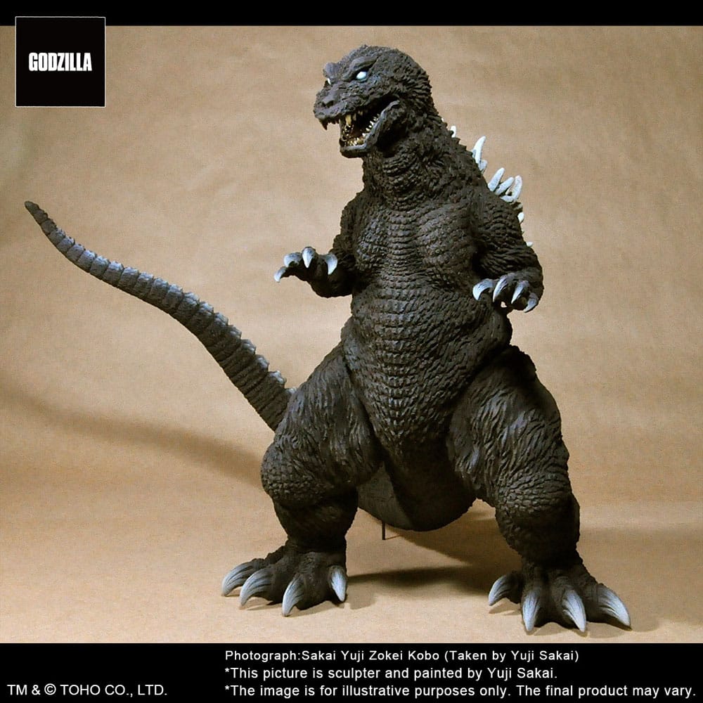 Godzilla 2001 TOHO Yuji Sakai Modeling Collection PVC Statue Godzilla Battle in the Storm 28 cm - Smalltinytoystore