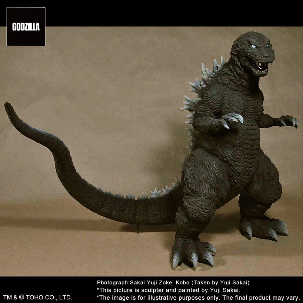 Godzilla 2001 TOHO Yuji Sakai Modeling Collection PVC Statue Godzilla Battle in the Storm 28 cm - Smalltinytoystore