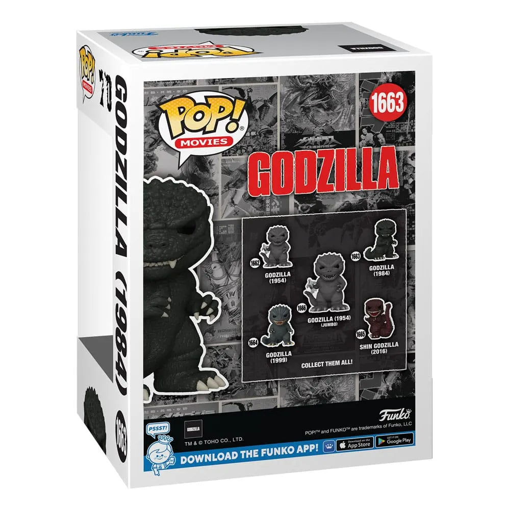Godzilla 70th Anniversary POP! Movies Vinyl Figuren Godzilla 1984 w/CH 9 cm Sortiment (6) - Smalltinytoystore