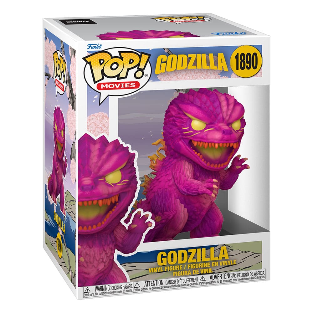 Godzilla Art Series POP! Movies Premium Vinyl Figur Pink Godzilla 9 cm - Smalltinytoystore