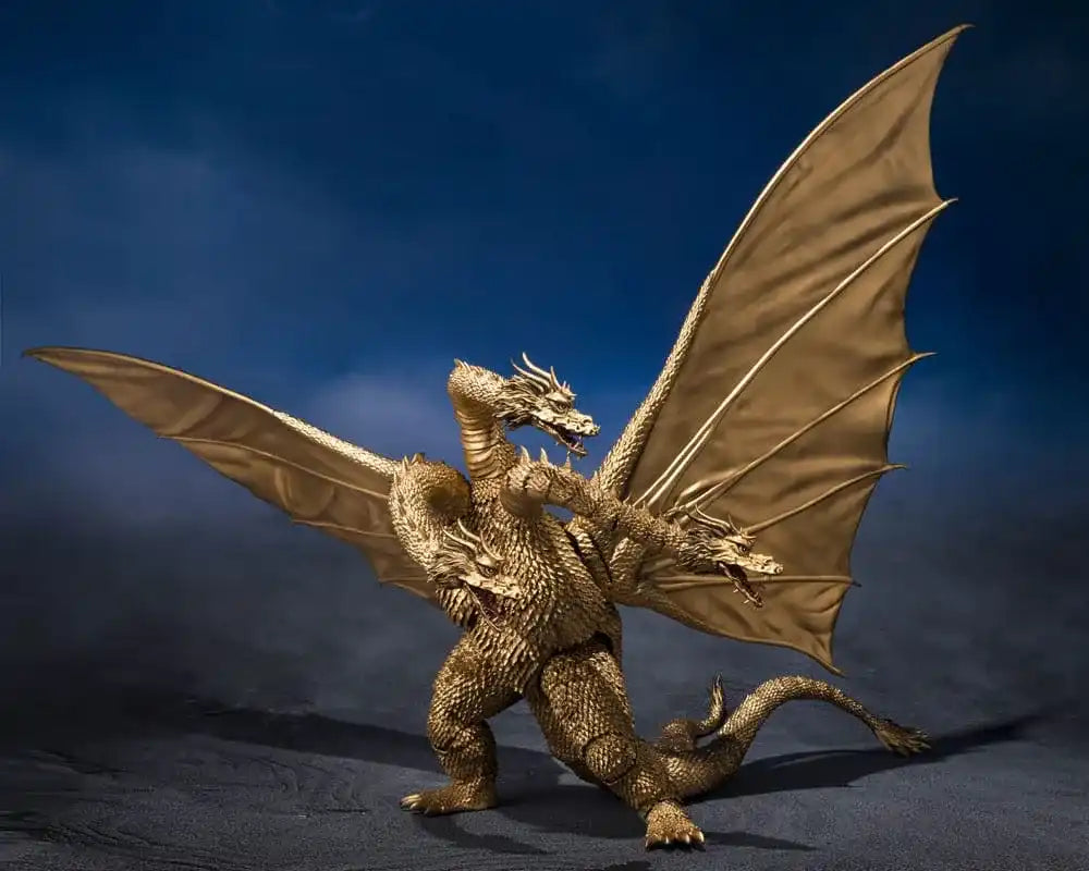 Godzilla S.H. Monster Arts Actionfigur King Ghidora (1972) 25 cm - Smalltinytoystore