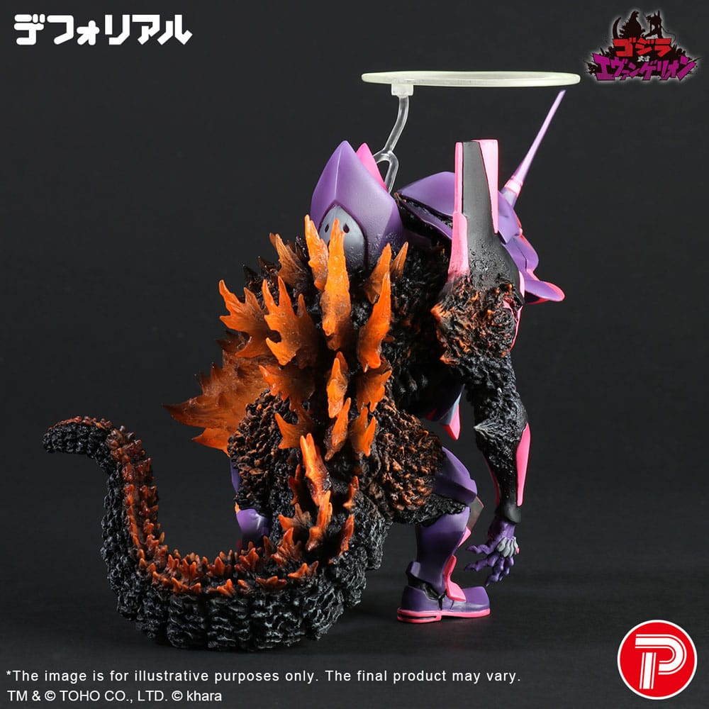 Godzilla vs. Evangelion Deforeal PVC Statue Test Type-01 Burning "G" Awakening Form 19 cm - Smalltinytoystore