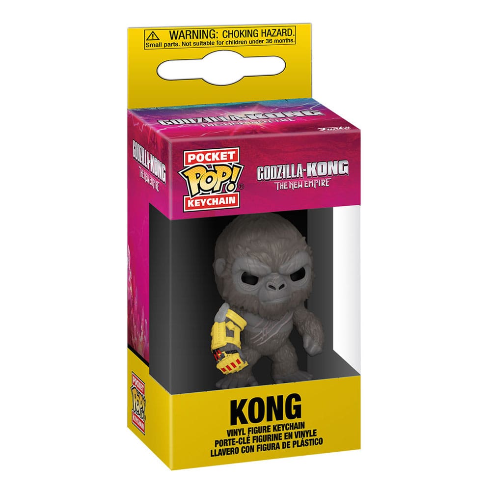 Godzilla vs. Kong 2 POP! Vinyl Schlüsselanhänger 4 cm Kong w/Mechanical Arm Display (12) - Smalltinytoystore