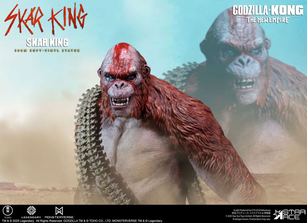 Godzilla vs. Kong: The New Empire Soft Vinyl Statue Skar King Unleash the Titan 30 cm - Smalltinytoystore