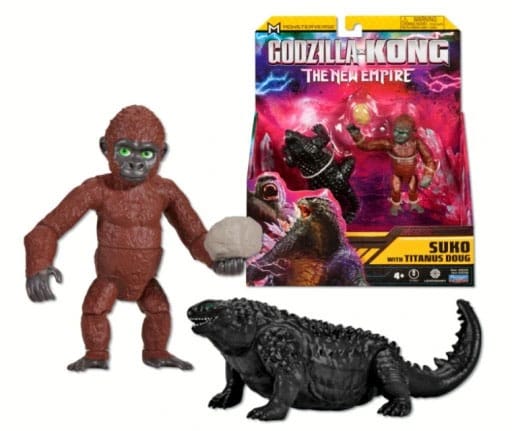 Godzilla x Kong: The New Empire Actionfigur Suko with Titanus Doug 15 cm - Smalltinytoystore