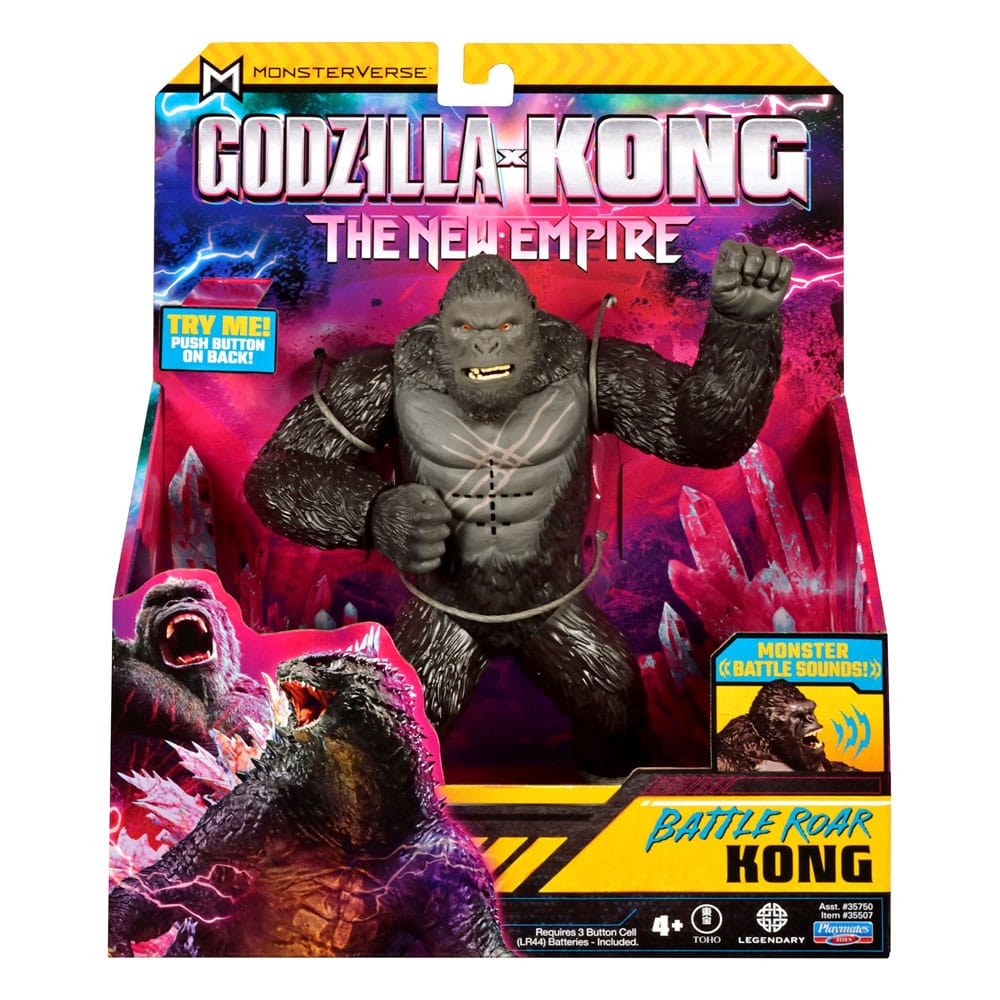 Godzilla x Kong: The New Empire Battle Roar Actionfigur Kong 18 cm - Smalltinytoystore