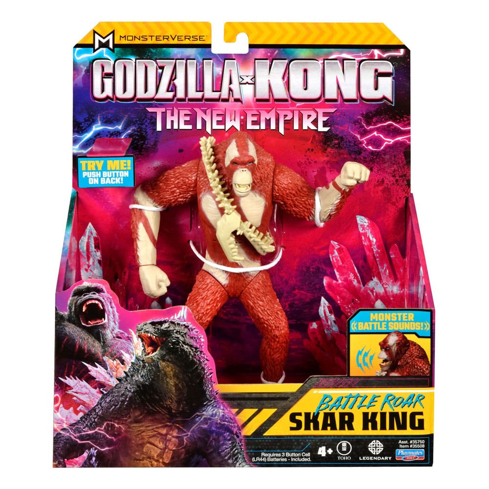 Godzilla x Kong: The New Empire Battle Roar Actionfigur Skar King 18 cm - Smalltinytoystore