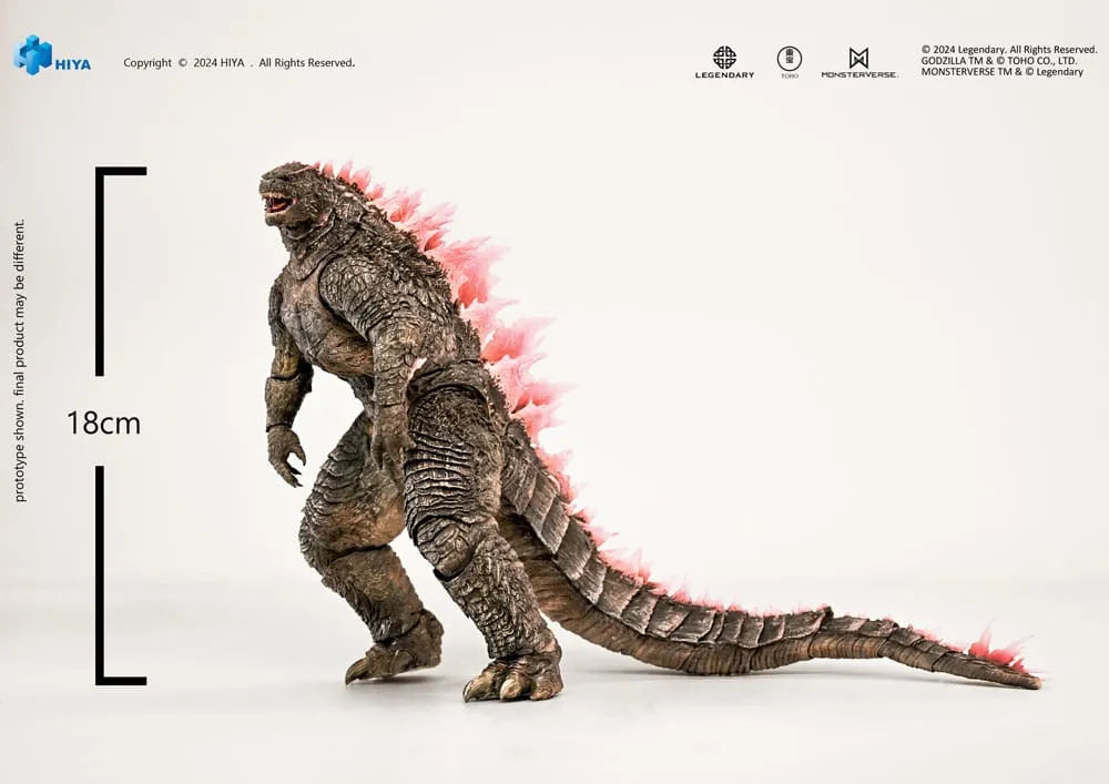 Godzilla x Kong: The New Empire Exquisite Basic Actionfigur Godzilla Evolved Ver. 18 cm - Smalltinytoystore