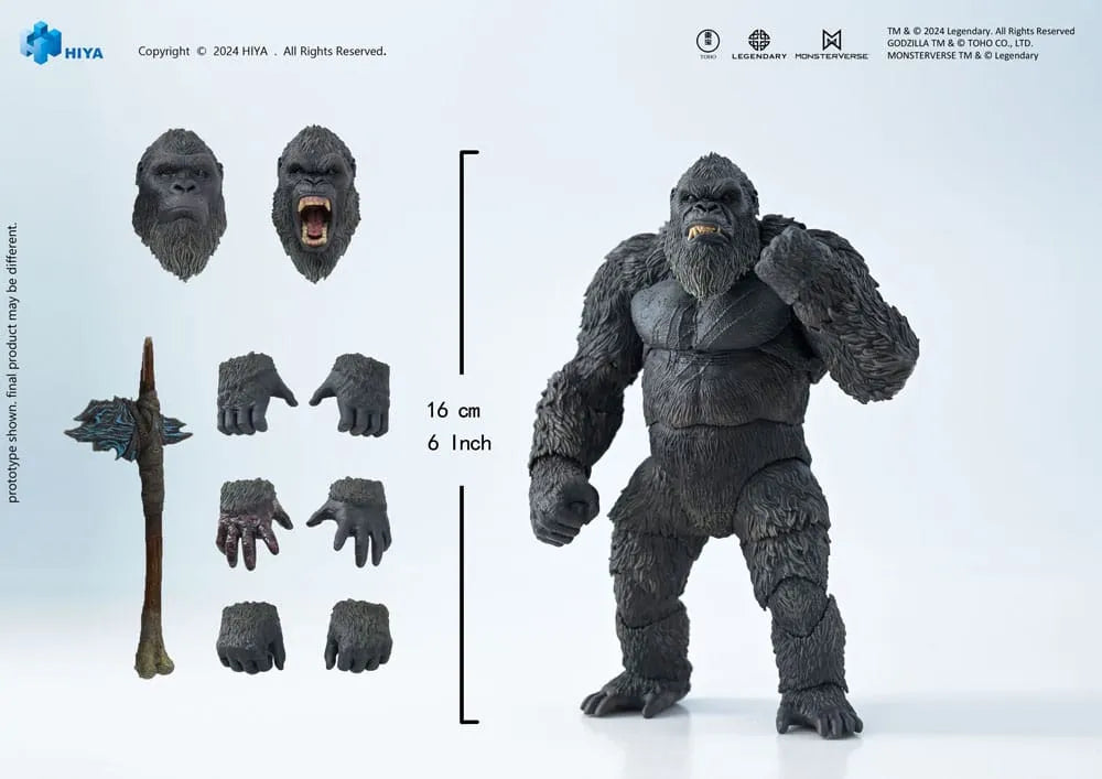 Godzilla x Kong: The New Empire Exquisite Basic Actionfigur Kong 16 cm - Smalltinytoystore