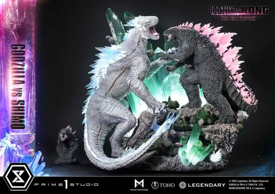 Godzilla x Kong: The New Empire Ultimate Diorama Masterline Series Statue Godzilla vs Shimo 86 cm - Smalltinytoystore