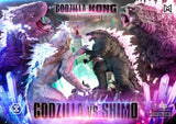 Godzilla x Kong: The New Empire Ultimate Diorama Masterline Series Statue Godzilla vs Shimo 86 cm - Smalltinytoystore