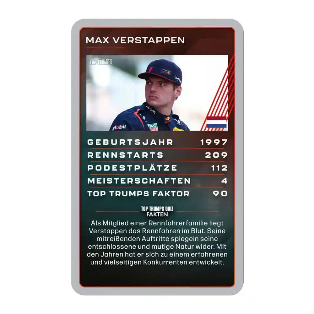 Grand Prix Helden Kartenspiel Top Trumps Collectables *Deutsche Version* - Smalltinytoystore