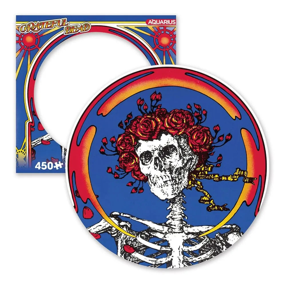 Grateful Dead: Skull & Roses 450 Piece Picture Disc Jigsaw Puzzle - Smalltinytoystore