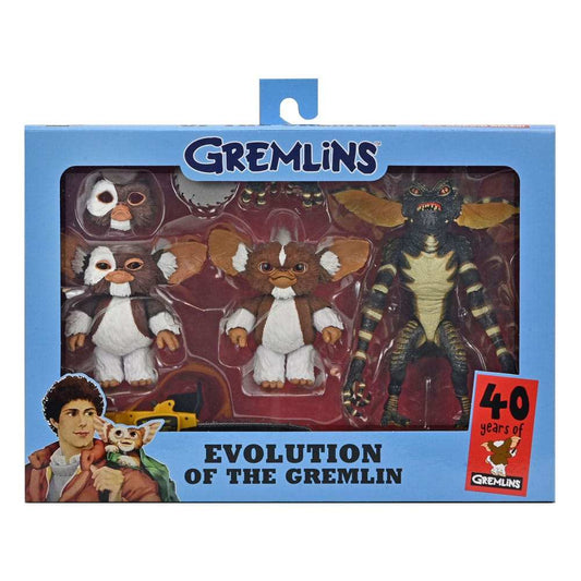 Gremlins Actionfiguren Evolution of a Gremlin 40th Anniversary Box Set 18 cm - Smalltinytoystore