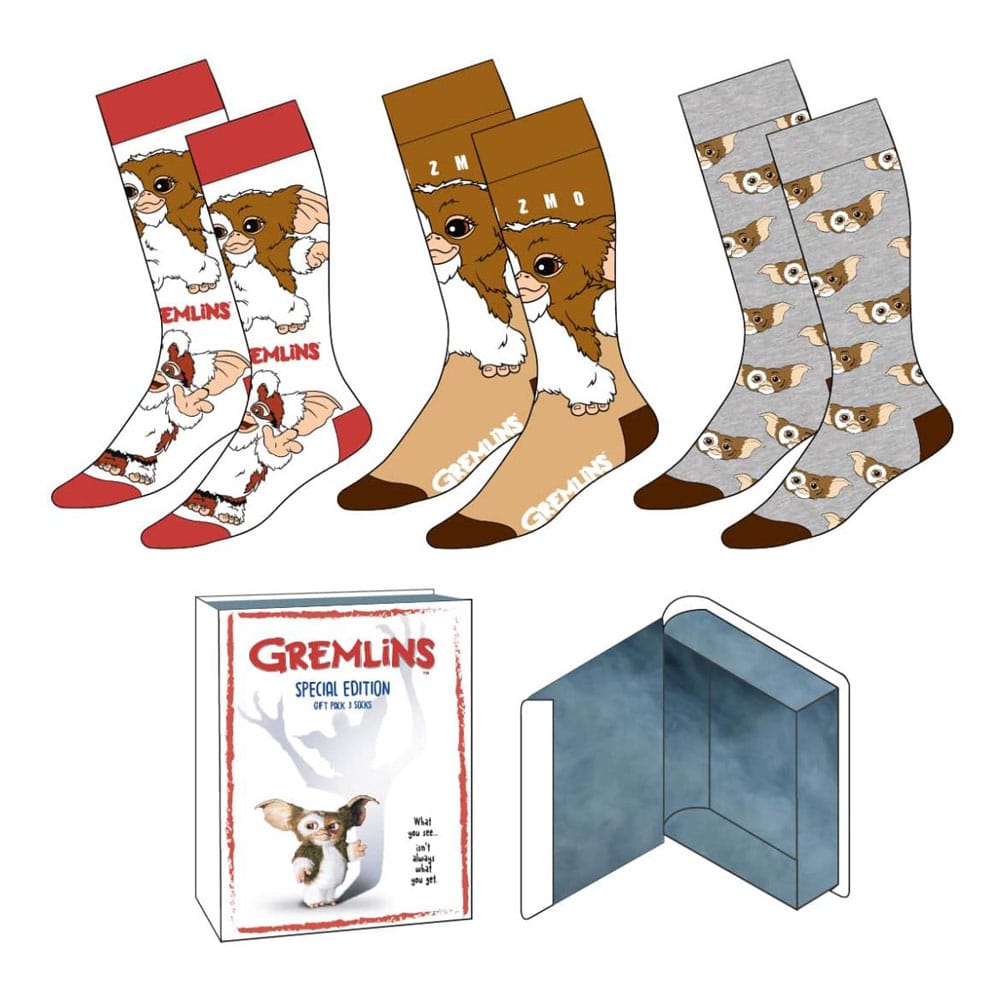 Gremlins Socken 3er-Pack 36-43 - Smalltinytoystore