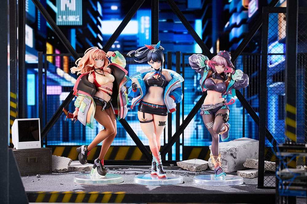 Gridman Universe PVC Statuen 3er-Pack 1/7 Rikka Takarada, Akane Shinjo, Yume Minami: Dreamy Divas Ver. - Smalltinytoystore