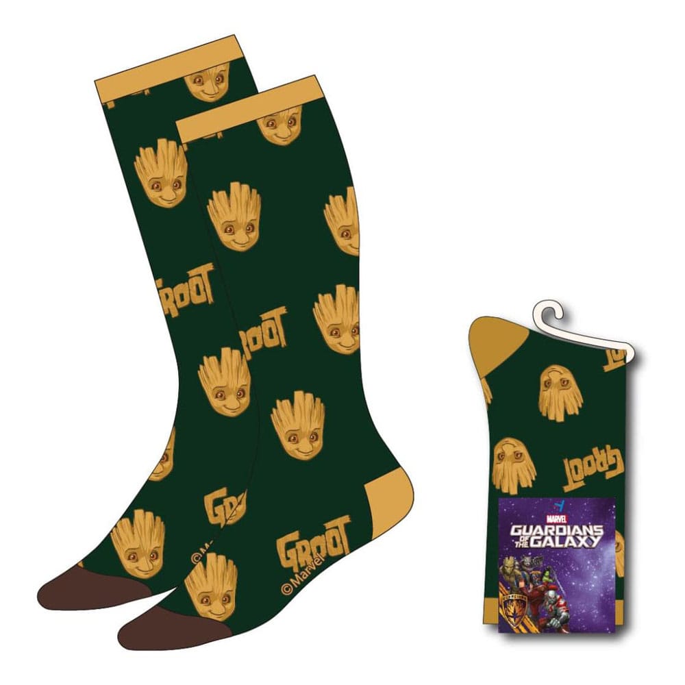 Guardians of the Galaxy Socken Groot´s Face 38-45 - Smalltinytoystore