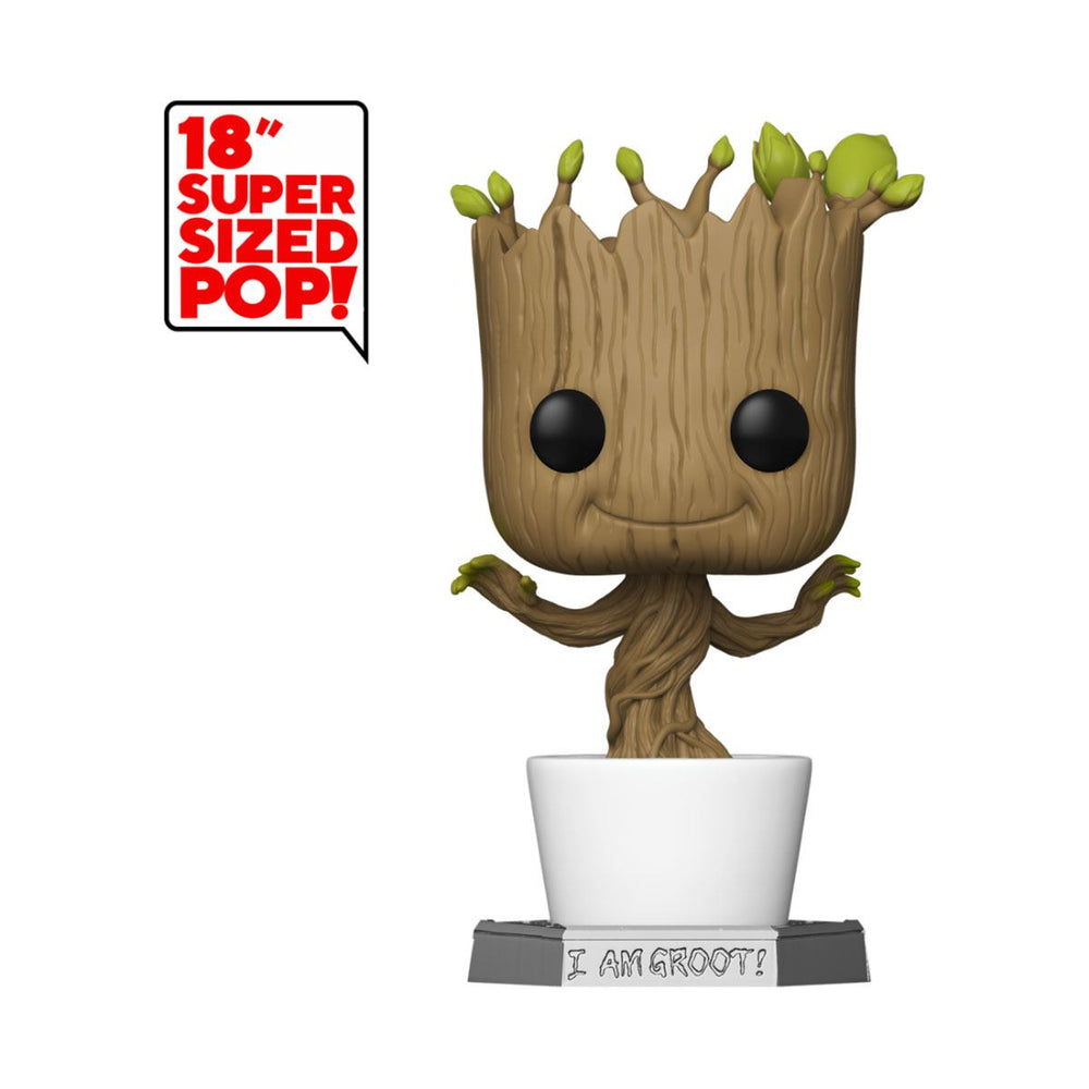 Guardians of the Galaxy Super Sized POP! Marvel Vinyl Figur Dancing Groot 46 cm - Smalltinytoystore