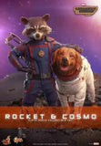 Guardians of the Galaxy Vol. 3 Movie Masterpiece 1/6 Rocket & Cosmo 16 cm HOT TOYS - Smalltinytoystore