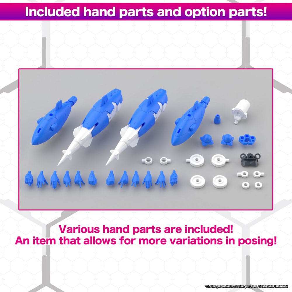 Gundam 30MS Plastic Model Kit SIS-Ac19b Siana-Amarcia Vivace Form - Smalltinytoystore