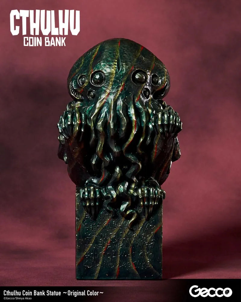 H.P. Lovecraft Cthulhu Mythos Spardosen Statue Cthulhu (Original Color) 24 cm - Smalltinytoystore