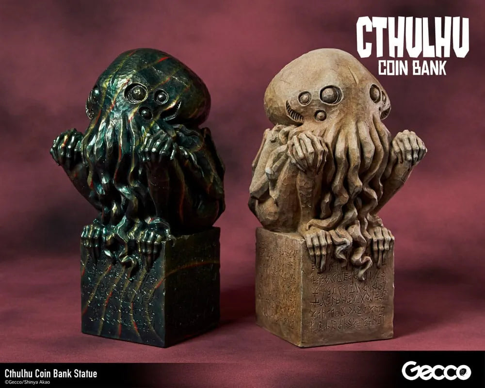 H.P. Lovecraft Cthulhu Mythos Spardosen Statue Cthulhu (Stone Color) 24 cm - Smalltinytoystore