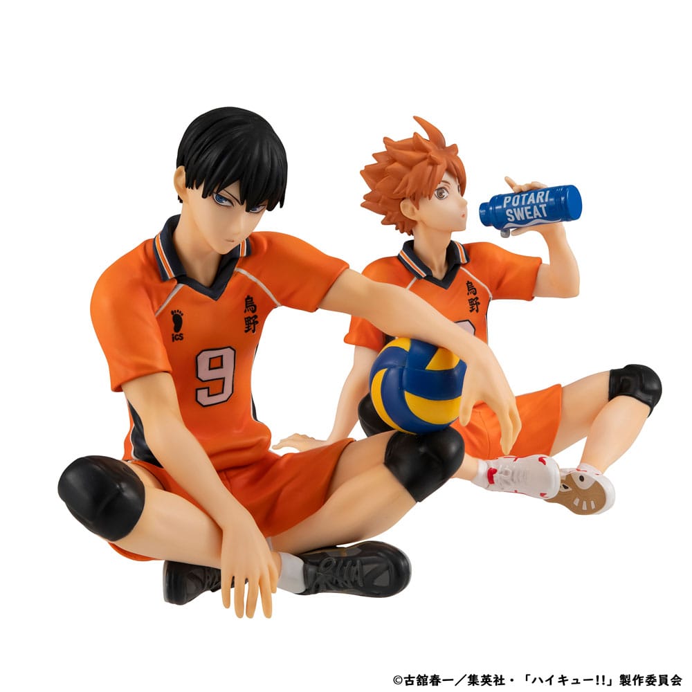 Haikyu!! G.E.M. Serie PVC Statue Atsumu Tobio Kageyama Second Uniform Ver. Palm Size 9 cm - Smalltinytoystore