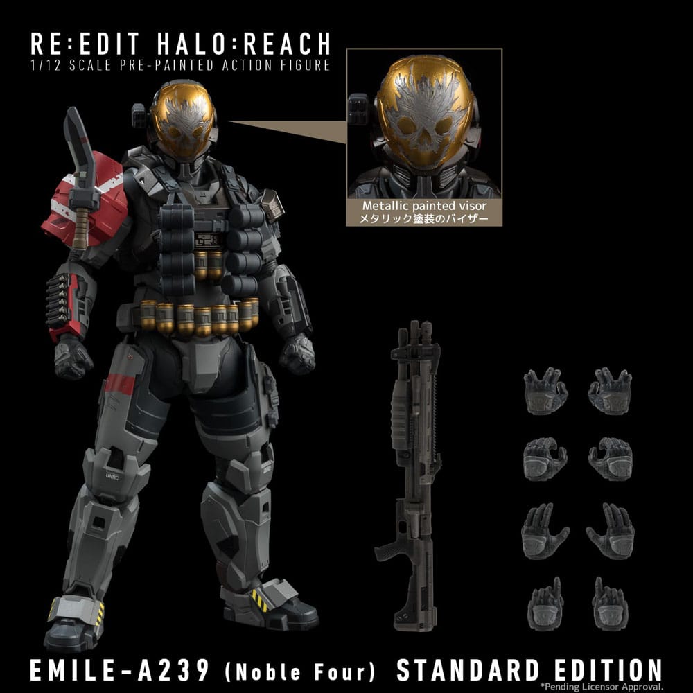 Halo: Reach Actionfigur 1/12 Emile-A239 (Noble Four) 18 cm - Smalltinytoystore