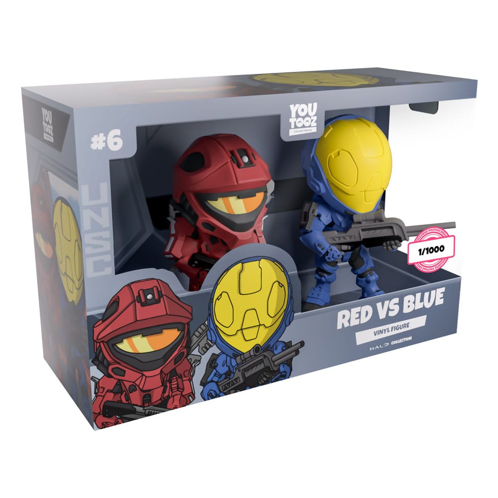 Halo Vinyl Figuren 2er-Pack Red vs Blue 11 cm - Smalltinytoystore