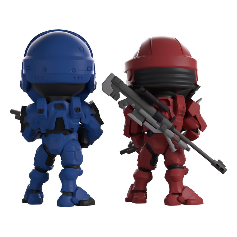 Halo Vinyl Figuren 2er-Pack Red vs Blue 11 cm - Smalltinytoystore